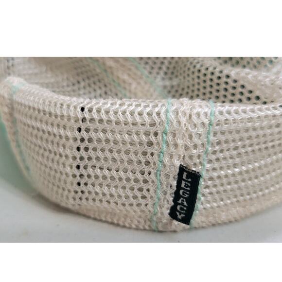 Kenny Chesney Mesh Legacy Trucker Cap Music Seafoam Green/Cream Navy Logo - Picture 7 of 8